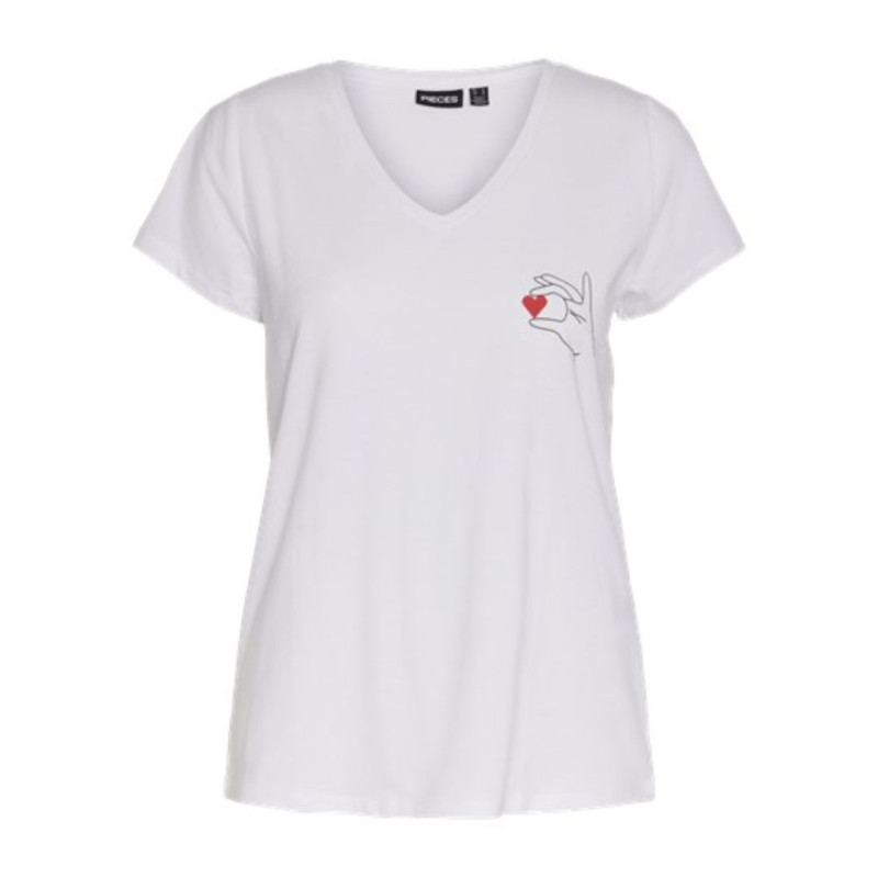 4479 TEE SHIRT MERIMA BLANC MAINCOEUR