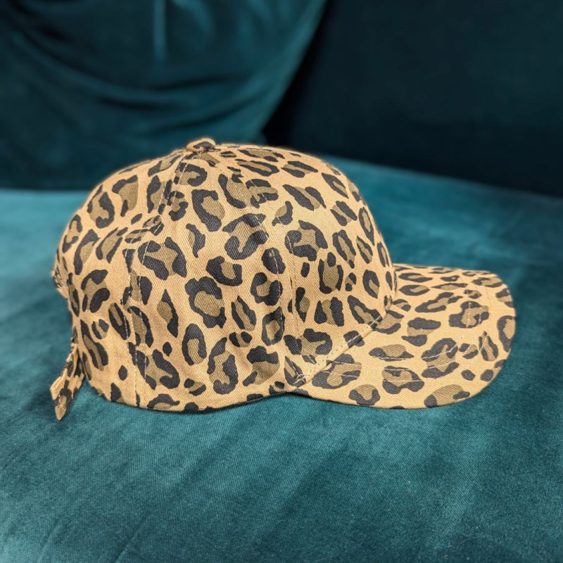 6043 CASQUETTE ABY LEOPARD