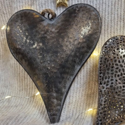 5765 DECO METAL DORE COEUR...