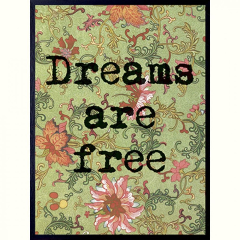 2288 AFFICHE DREAMS VERT 30X40